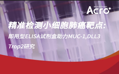 精准检测小细胞肺癌靶点：即用型ELISA试剂盒助力MUC-1、DLL3、Trop2研究